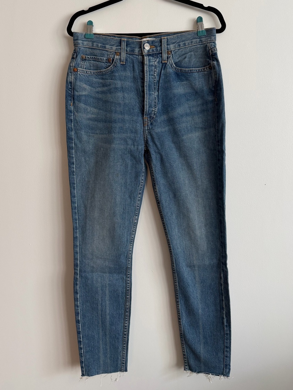 Re/Done High-Rise Blue Women’s Jeans